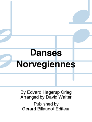 Book cover for Danses Norvegiennes