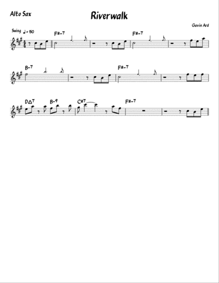 Riverwalk Riverwalk Jazz Ensemble scores gallery preview page 4