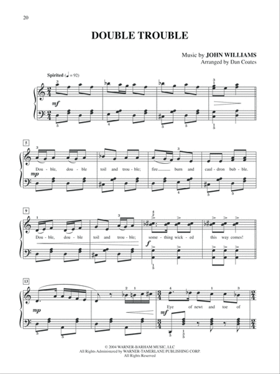 More Movie Hits for the Teen Player (Easy Piano) Easy Piano scores gallery preview page 2