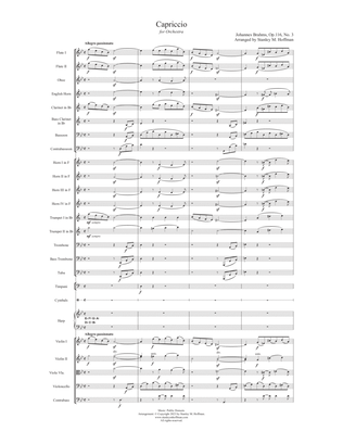 Capriccio in G Minor, Op. 116, No. 3
