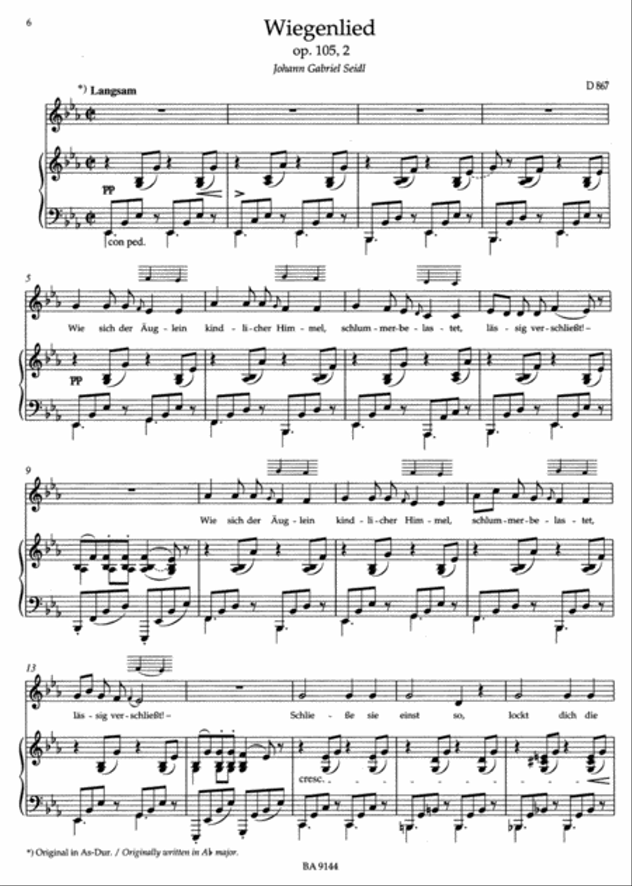 Lieder, Volume 4 Low Voice scores gallery preview page 2