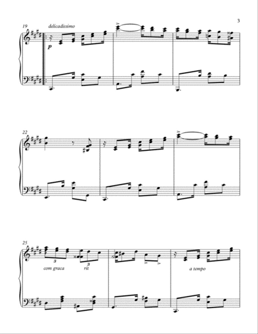 NOVE DE JULHO Piano Solo scores gallery preview page 3