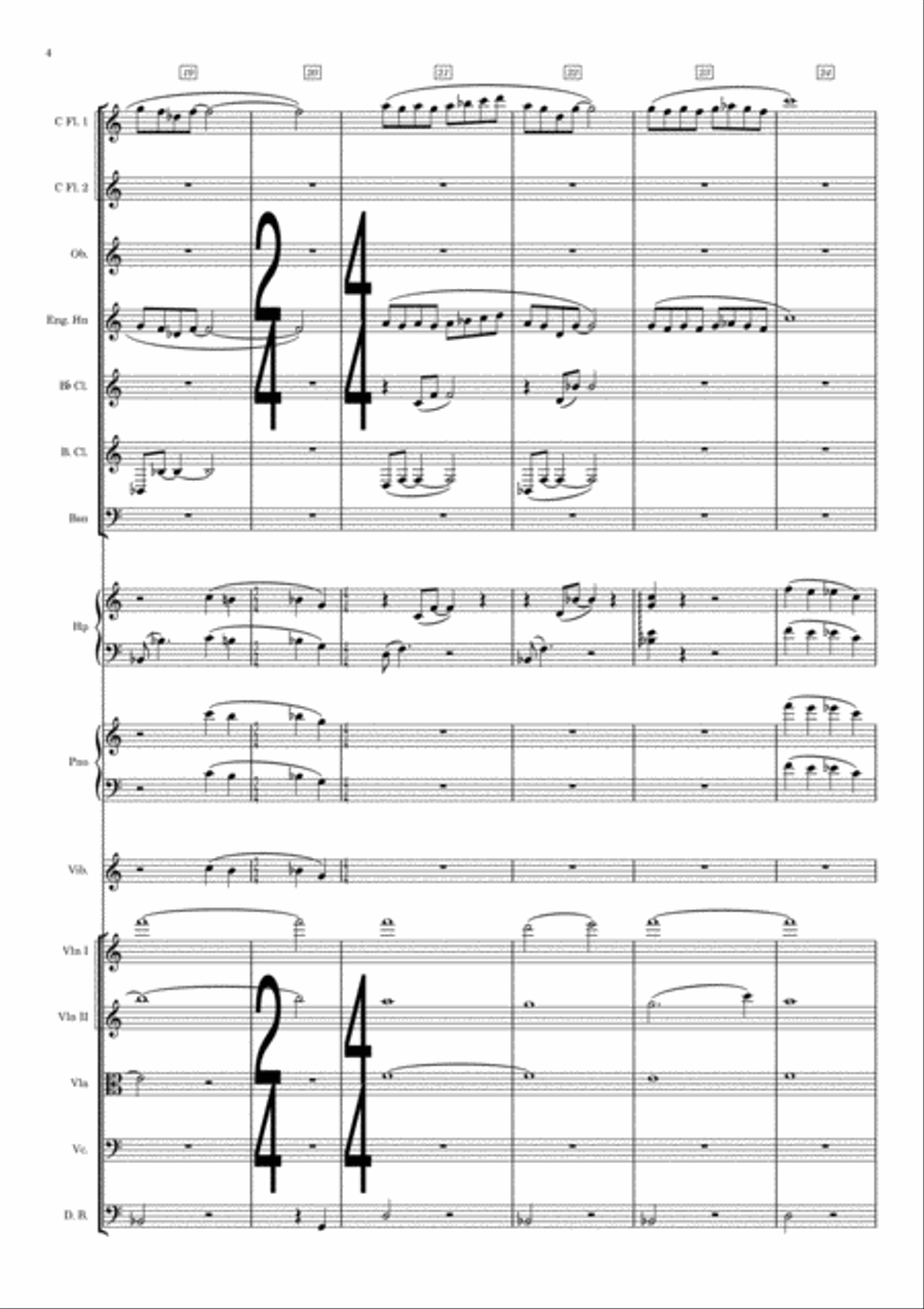 Loving dancing in the rain Chamber Orchestra scores gallery preview page 4