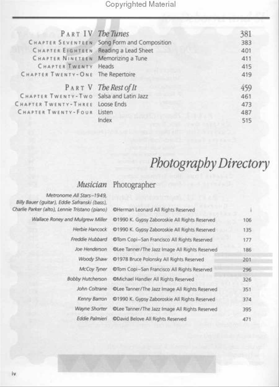 Jazz Theory Book School and Community scores gallery preview page 3