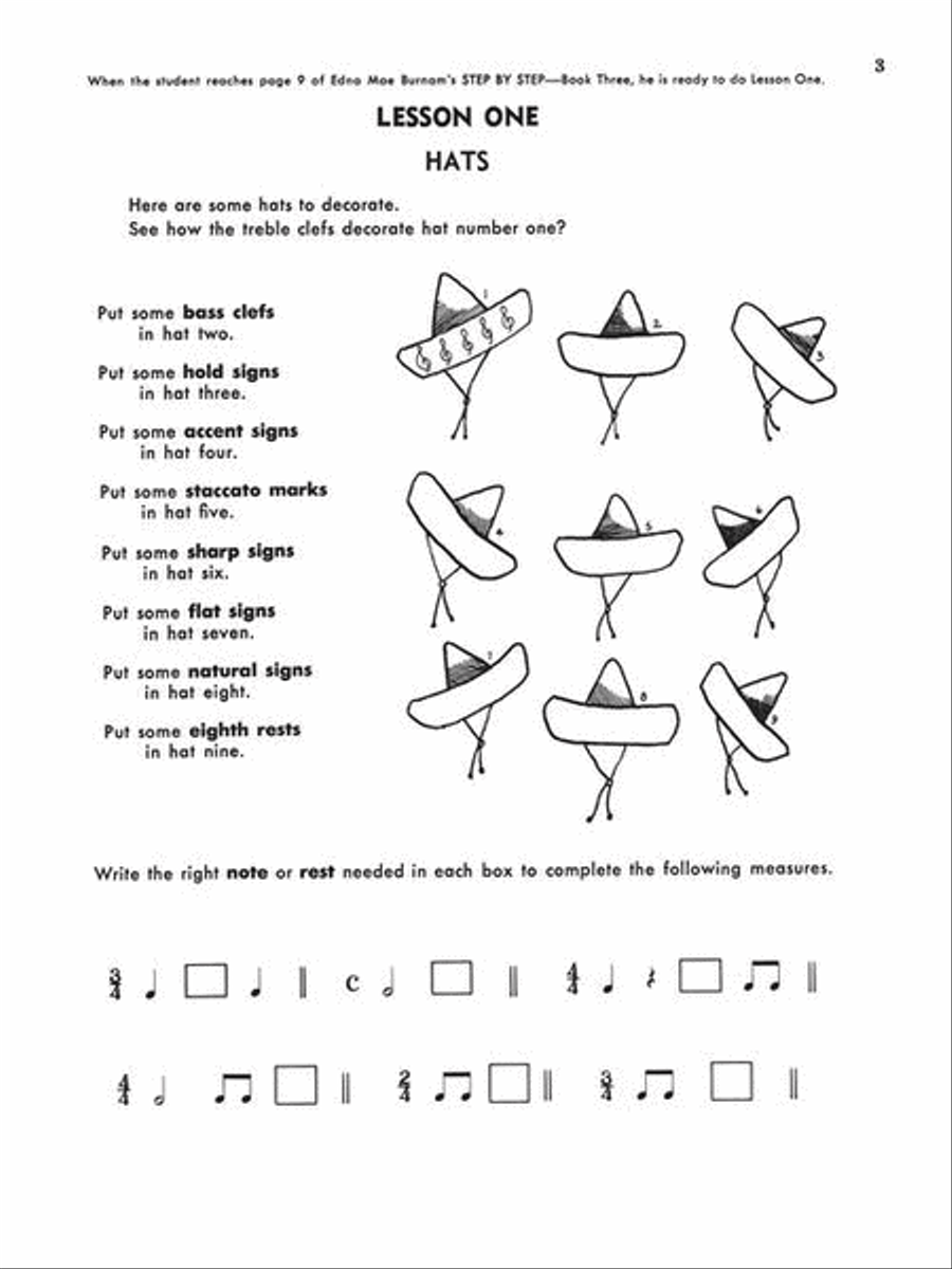 Write It Right – Book 3 Piano Method scores gallery preview page 4