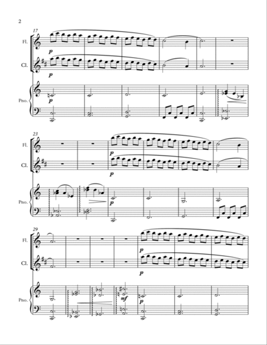 Skating Woodwind Duet scores gallery preview page 2