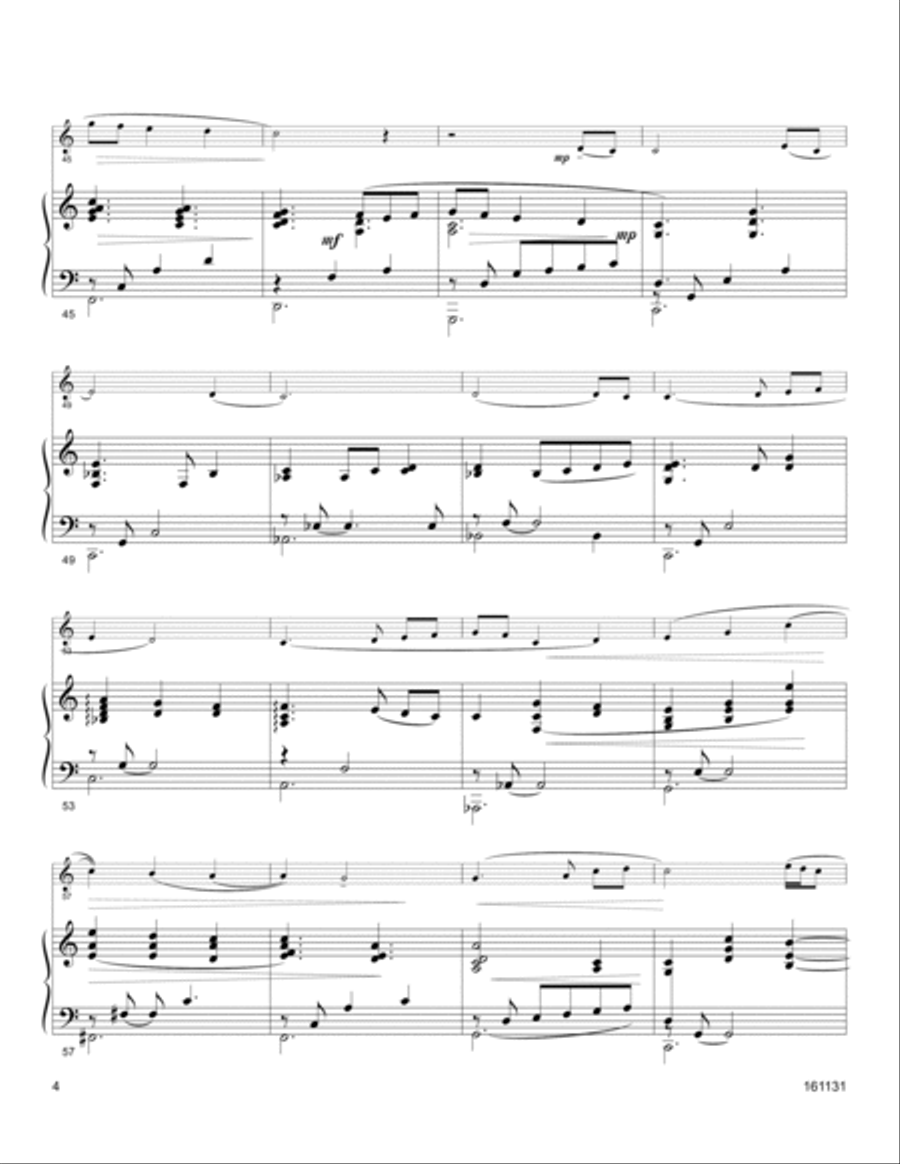 Amazing Grace Violin Solo scores gallery preview page 4