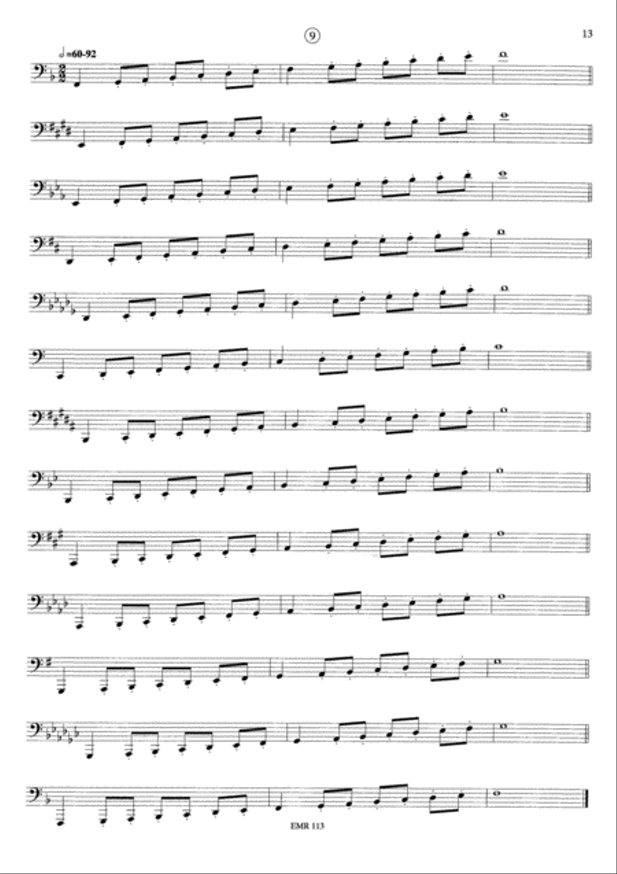 Tagliche Ubungen / Exercices Journaliers / Daily Drills Tuba scores gallery preview page 6