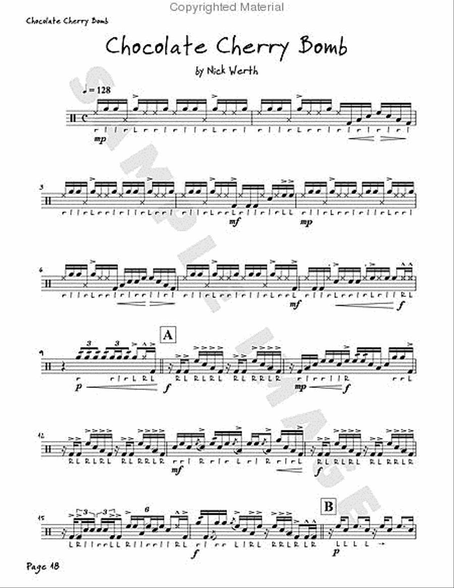Violent Tenor Cream Drums scores gallery preview page 25
