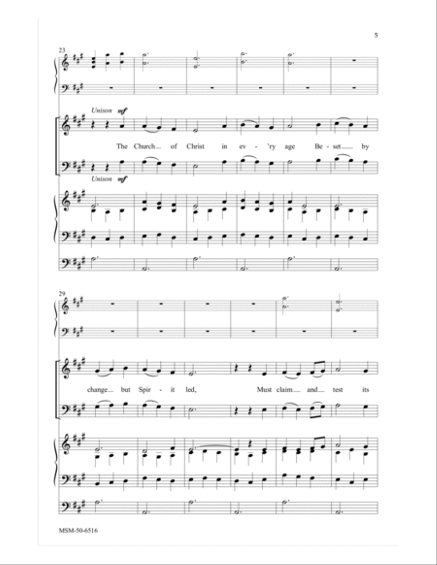 A Song of Community A Song of Community 4-Part scores gallery preview page 4