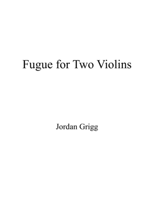 Book cover for Fugue for Two Violins