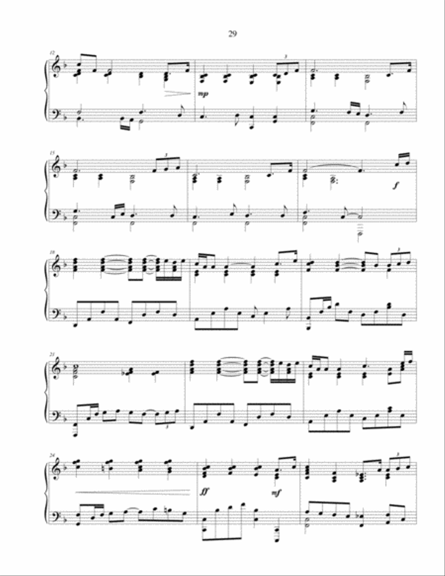 A Prayer for Peace - original piano solo Piano Solo scores gallery preview page 3