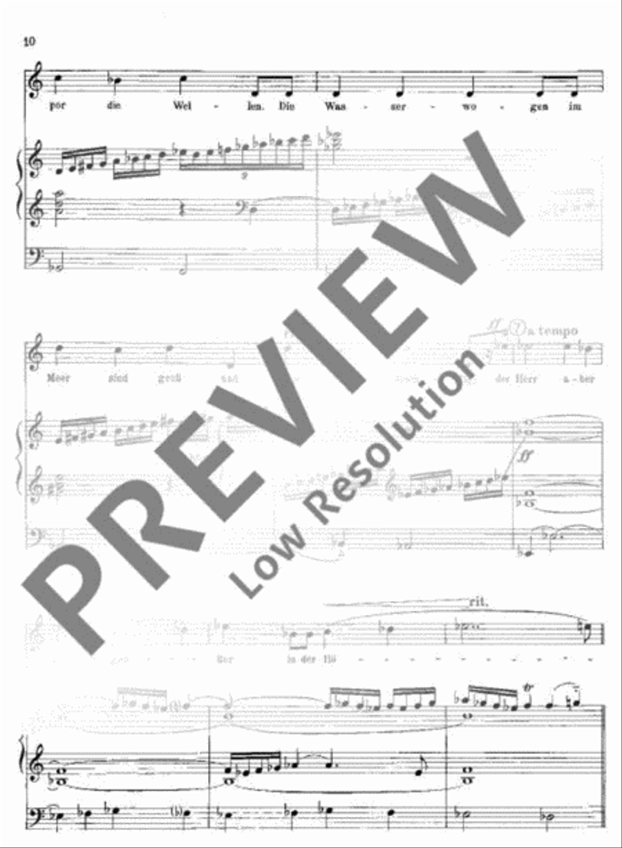 Der 93. Psalm Unison Choir scores gallery preview page 11