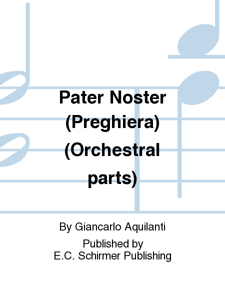 Pater Noster (Preghiera) (Orchestal parts)