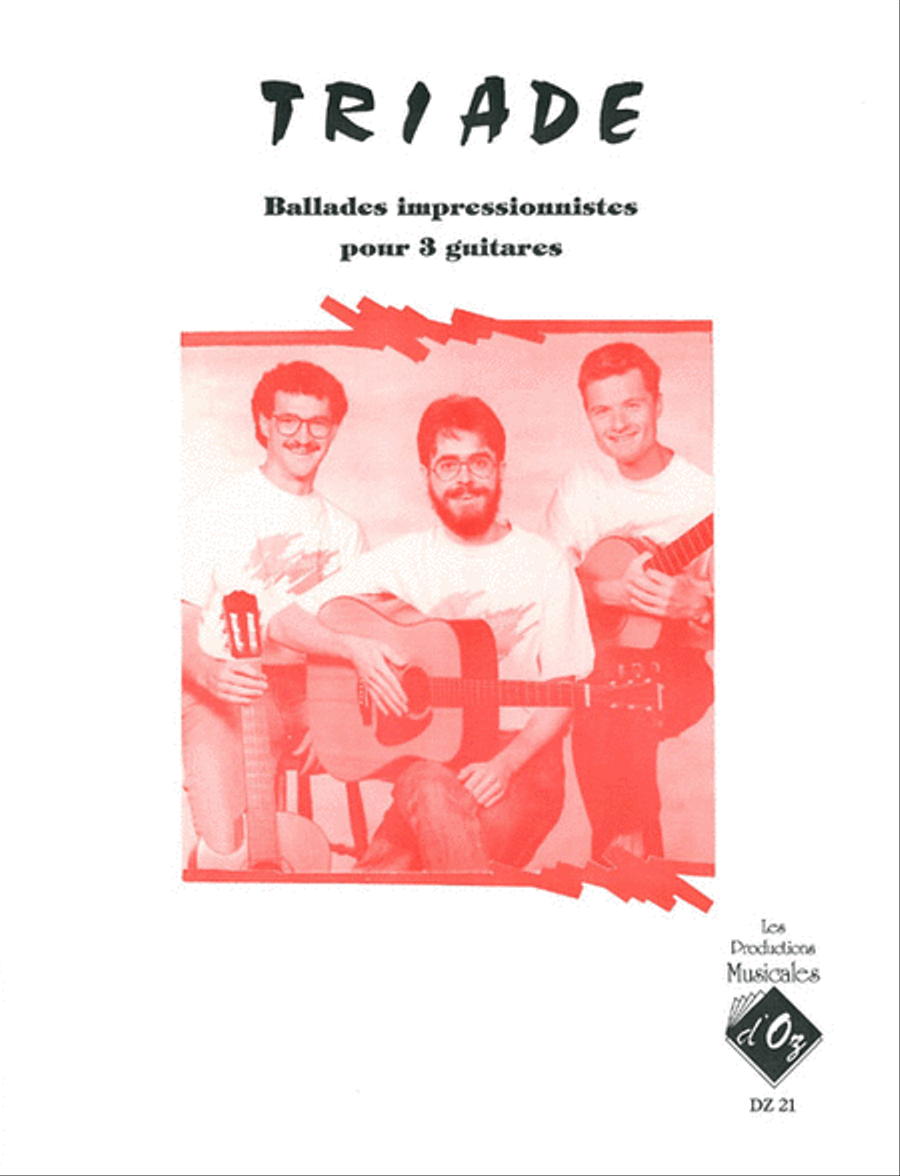 Triade - Ballades impressionnistes Guitar Ensemble scores gallery preview page 1