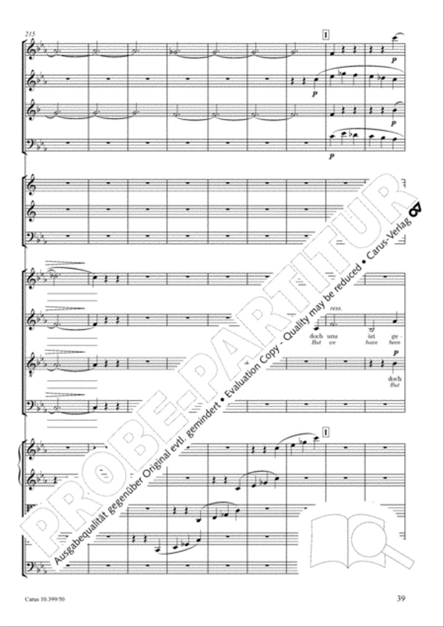 Schicksalslied, Op. 54 Choir scores gallery preview page 40