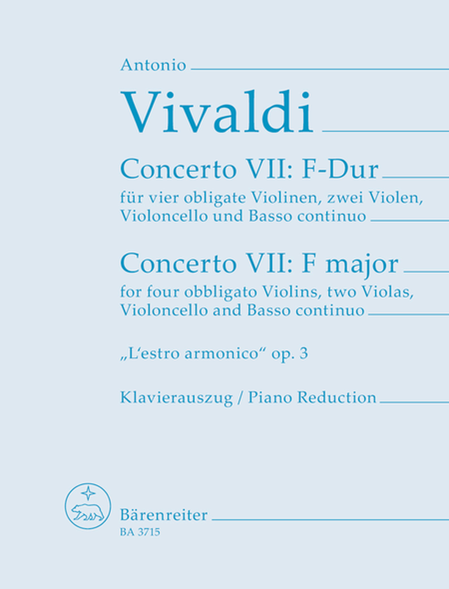 Concerto VII F major