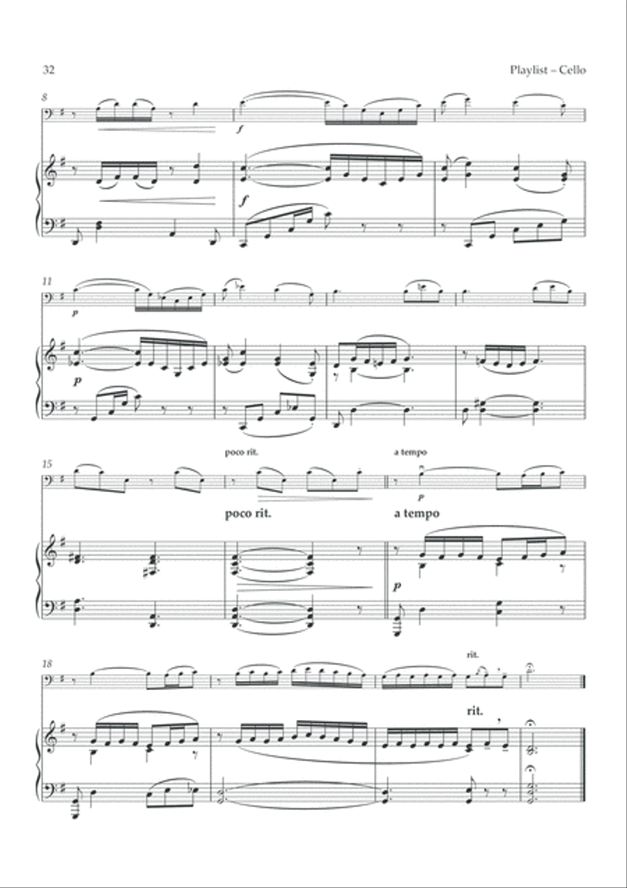 Flower Duet Piano Accompaniment scores gallery preview page 2