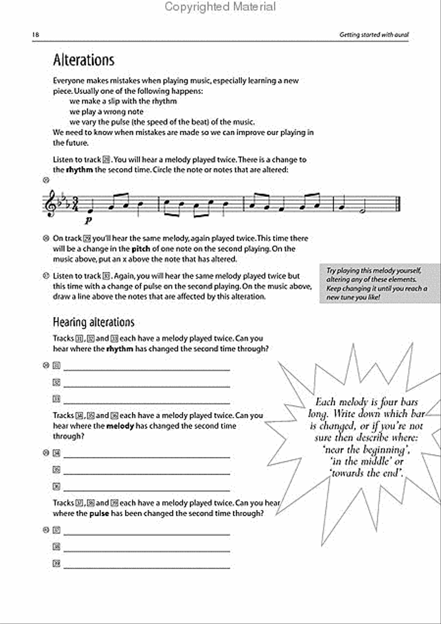 Getting Started with Aural CD scores gallery preview page 4
