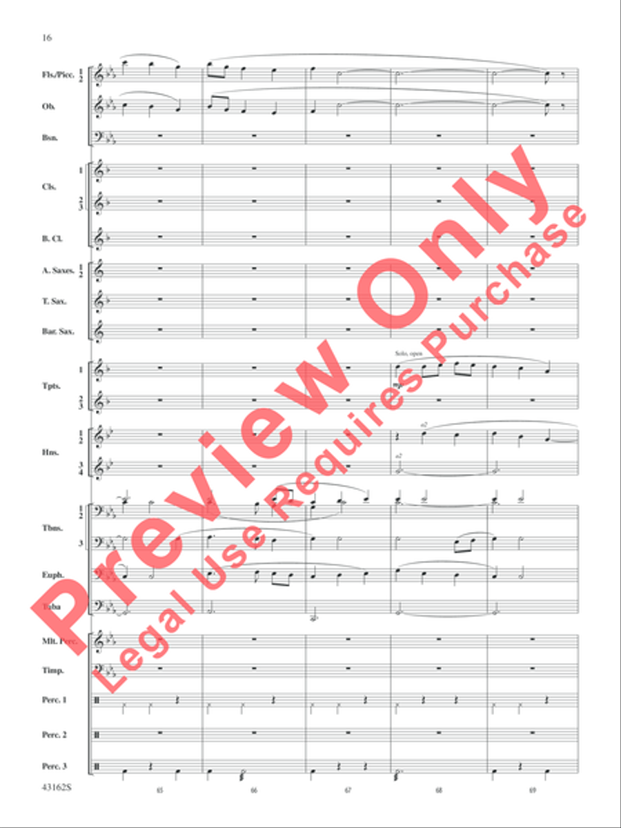 Appalachian Dreams Concert Band scores gallery preview page 17