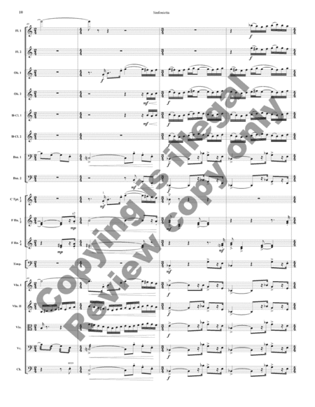 Sinfonietta (Additional Full Score) image number null