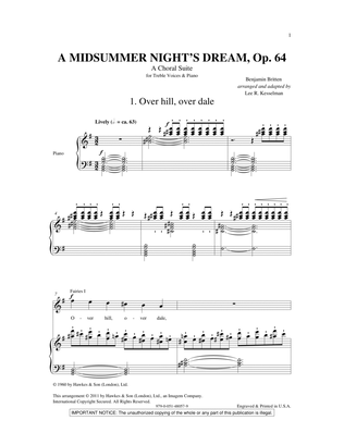 A Midsummer Night's Dream - A Choral Suite