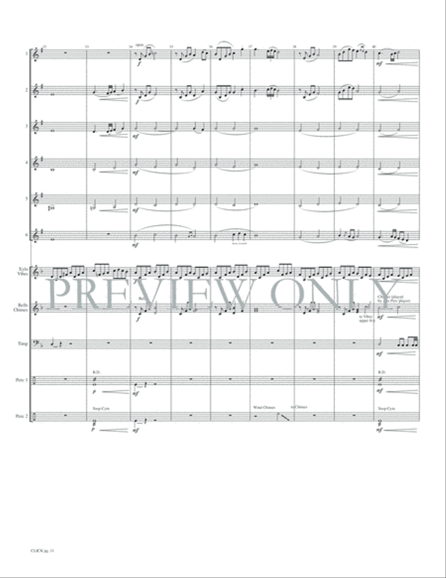 Click Click Small Ensemble scores gallery preview page 13