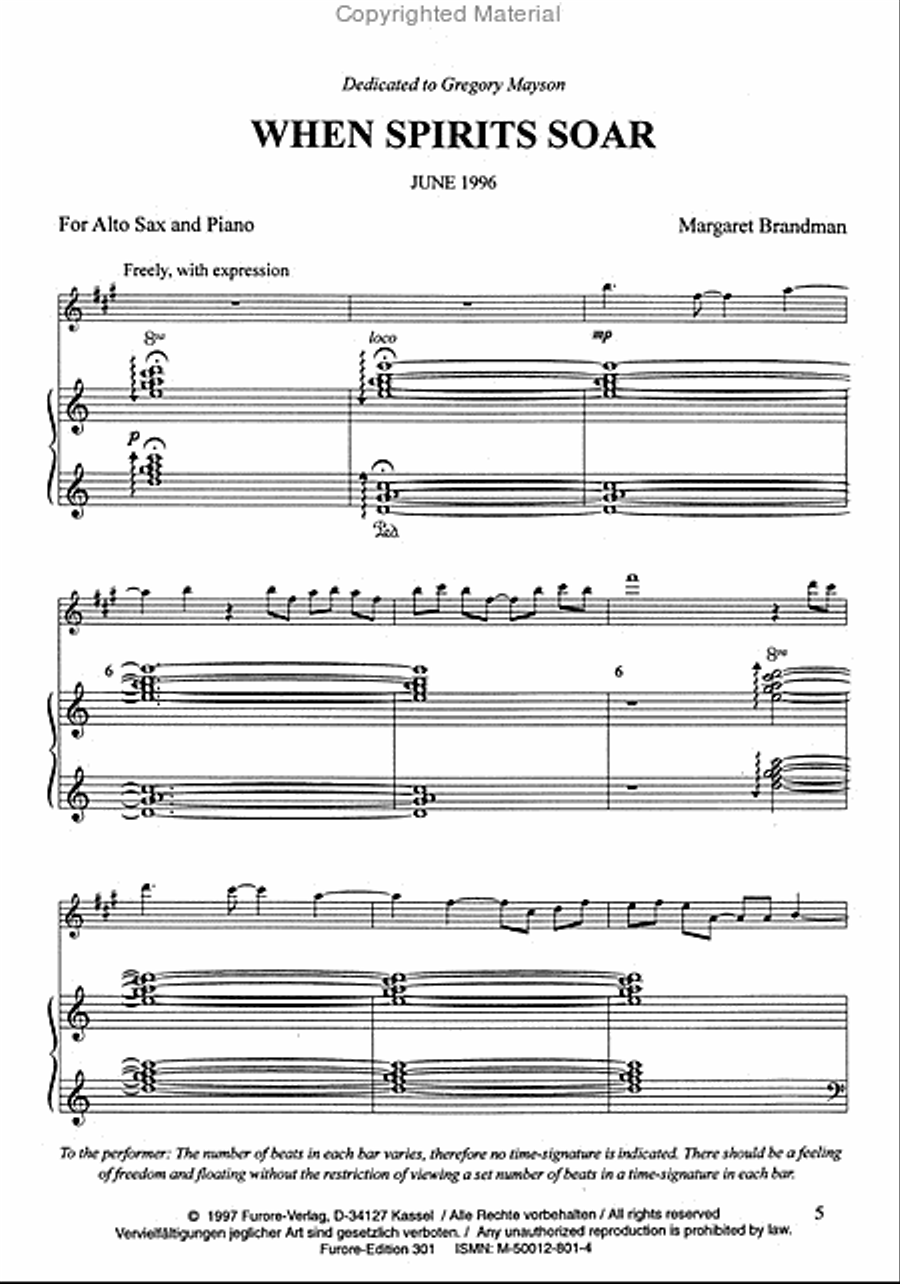 When spirits soar Piano Accompaniment scores gallery preview page 2