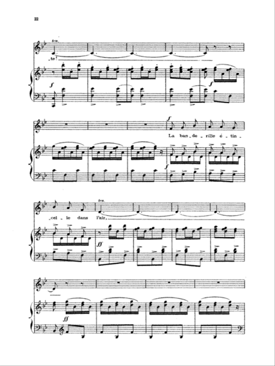 Chabrier: Recueil de Melodies Voice scores gallery preview page 6