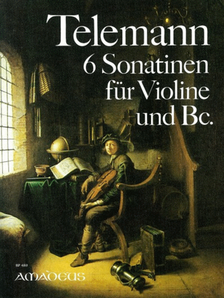 Book cover for 6 Sonatinas TWV 41:D2,E1,E4,F1,G3,A2,B2