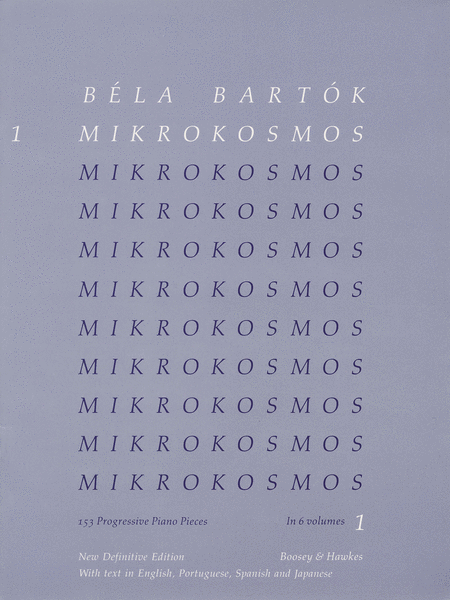 Bela Bartok: Mikrokosmos - Volume 1 (Blue)