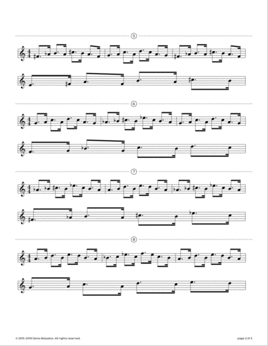 Jazz Lick #20 for Playing Fast Small Ensemble scores gallery preview page 2