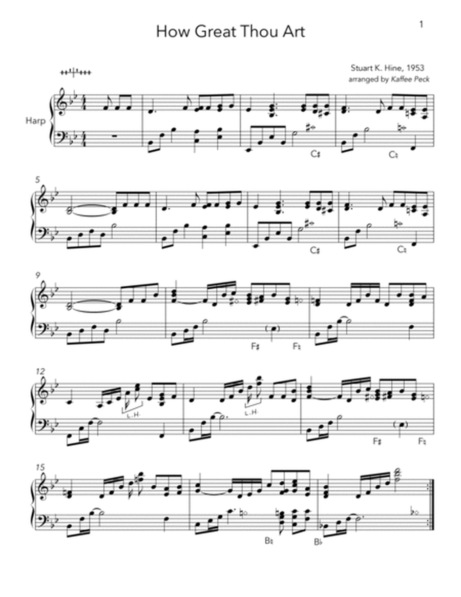 55 Hymns for Harp: Sampler 4