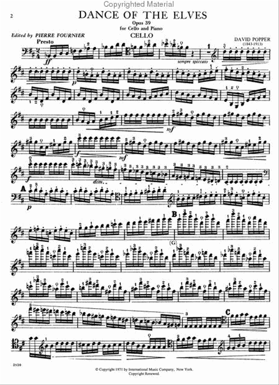 Dance of the Elves, Op. 39 Piano Accompaniment scores gallery preview page 2