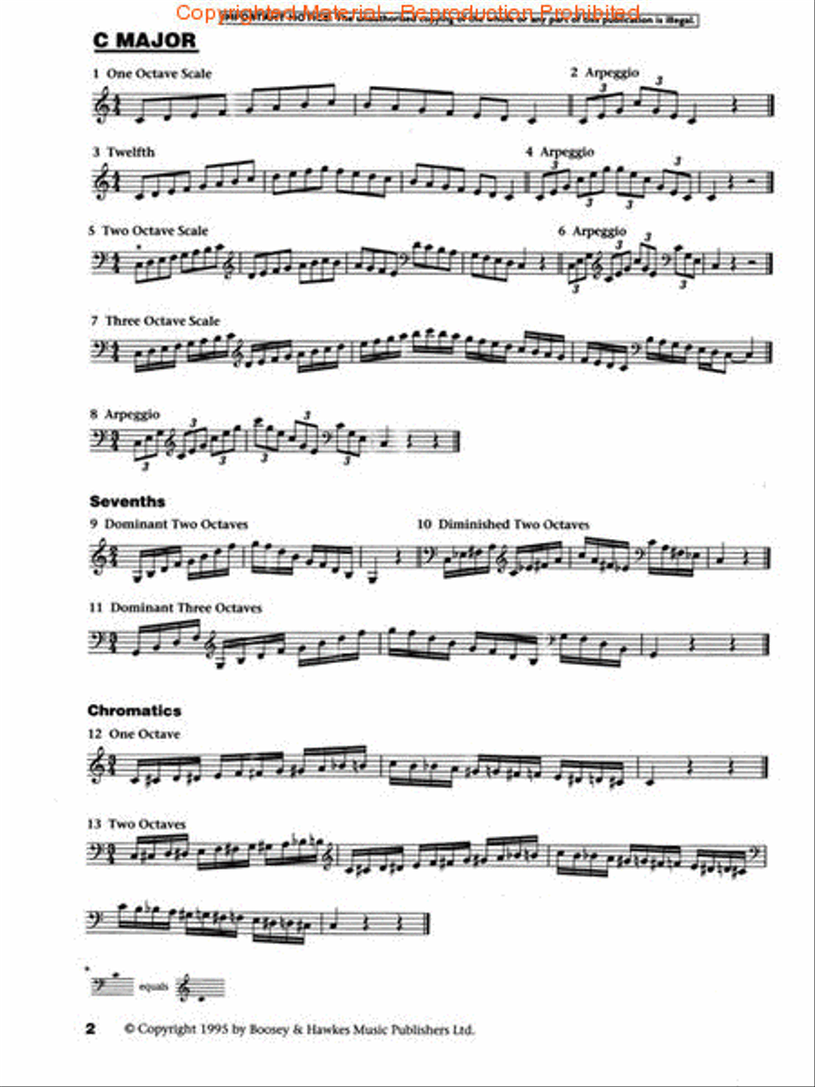 The Complete Boosey & Hawkes Scale Book Horn scores gallery preview page 2