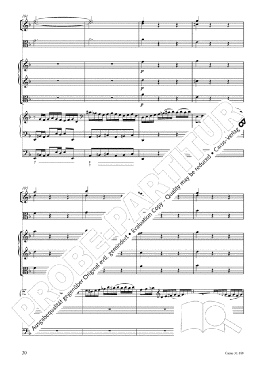 I have placed all my confidence (Ich habe meine Zuversicht) 4-Part scores gallery preview page 31