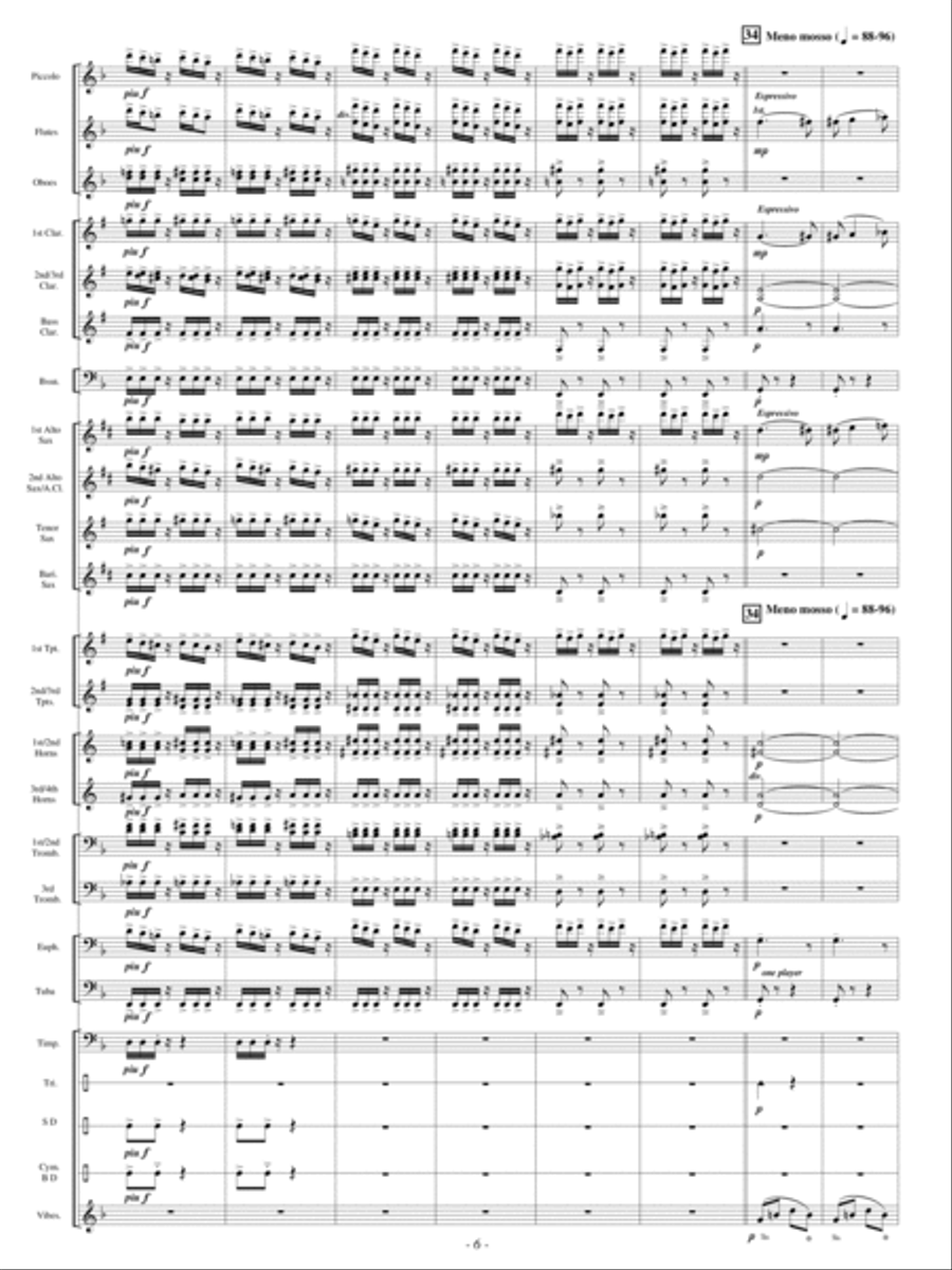 Festive Dance from Faust by Charles Francois Gounod Concert Band - Sheet Music page 5
