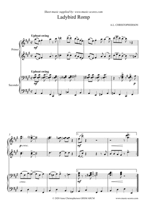 Ladybird Romp - Piano Duet