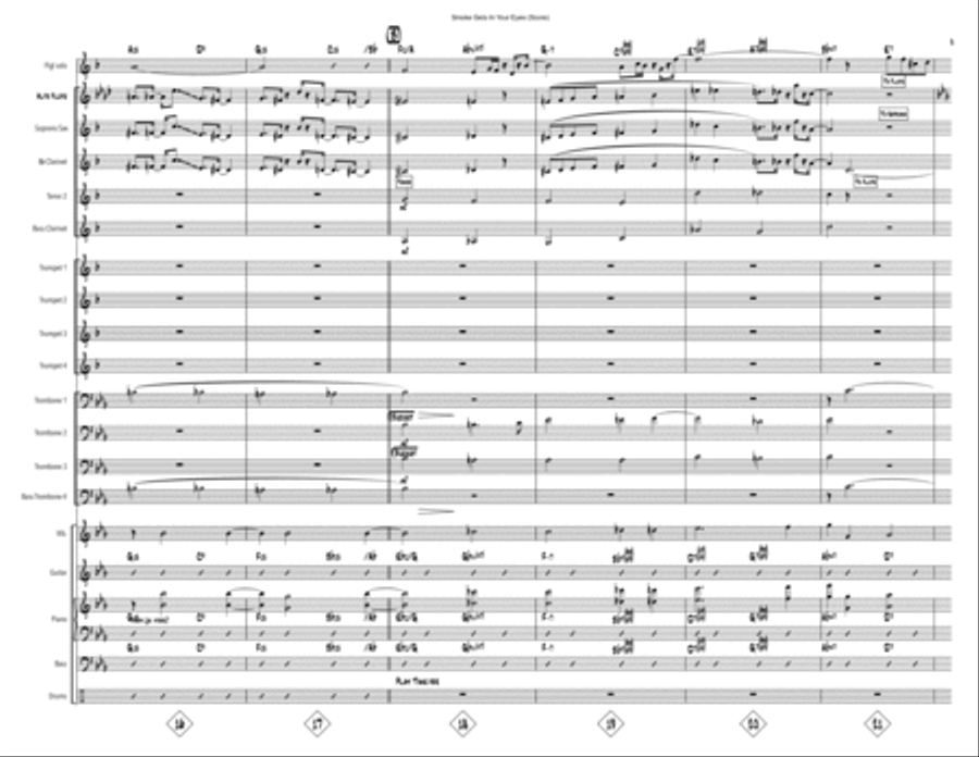 Smoke Gets In Your Eyes Smoke Gets In Your Eyes Large Ensemble scores gallery preview page 3