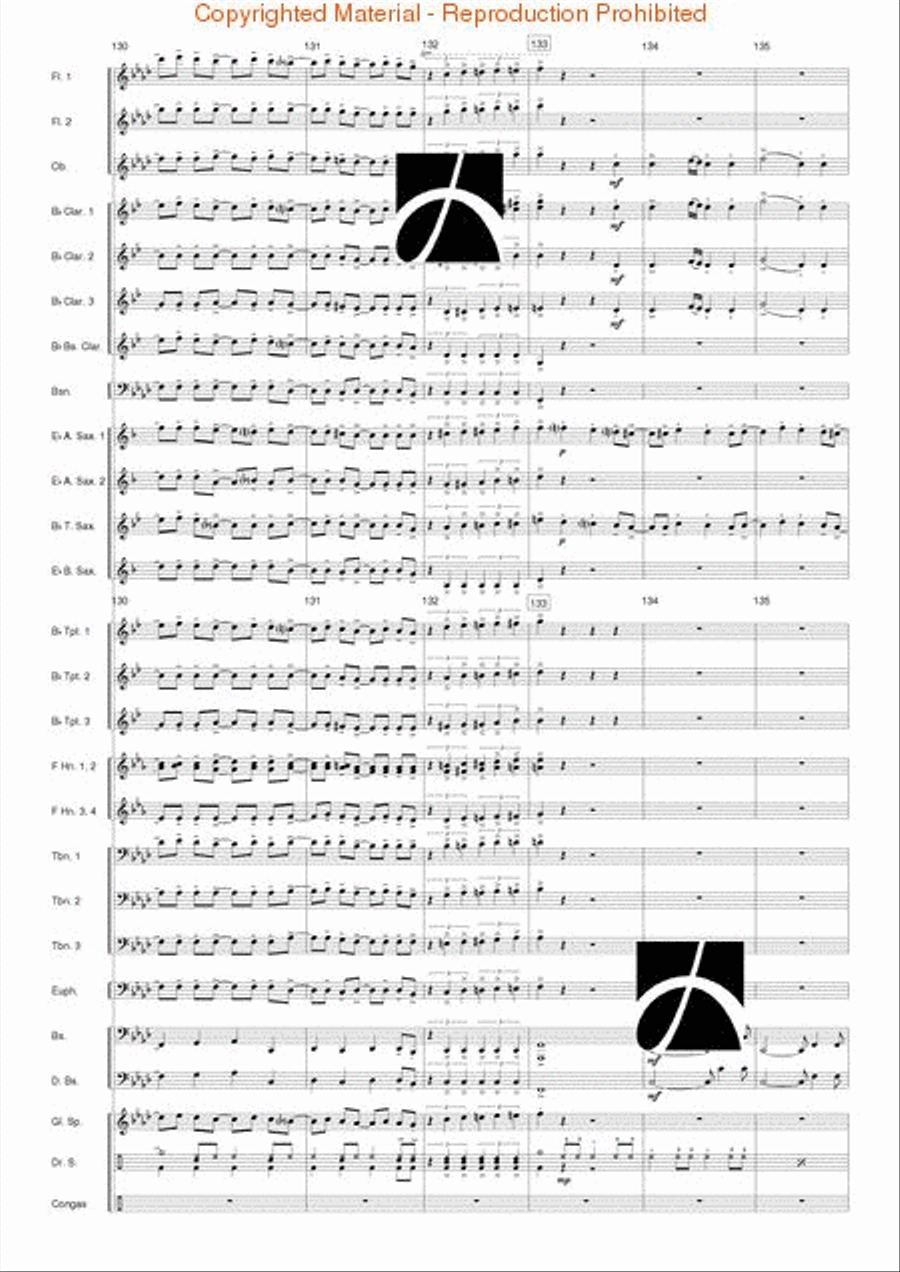 Pilgrims' Swing Concert Band scores gallery preview page 20