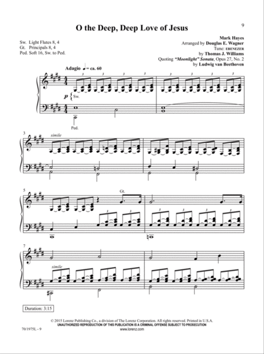 Easy Organ Library, Vol. 60 Organ Solo scores gallery preview page 6