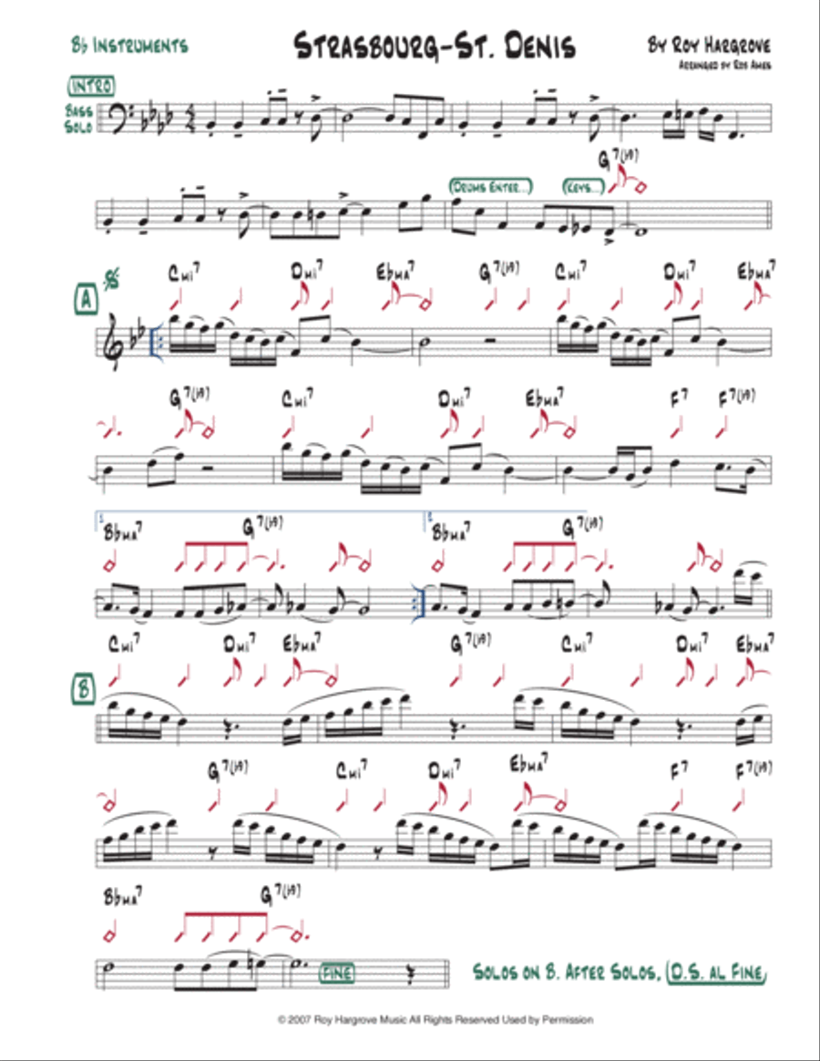 Strasbourg / St. Denis Piano scores gallery preview page 2