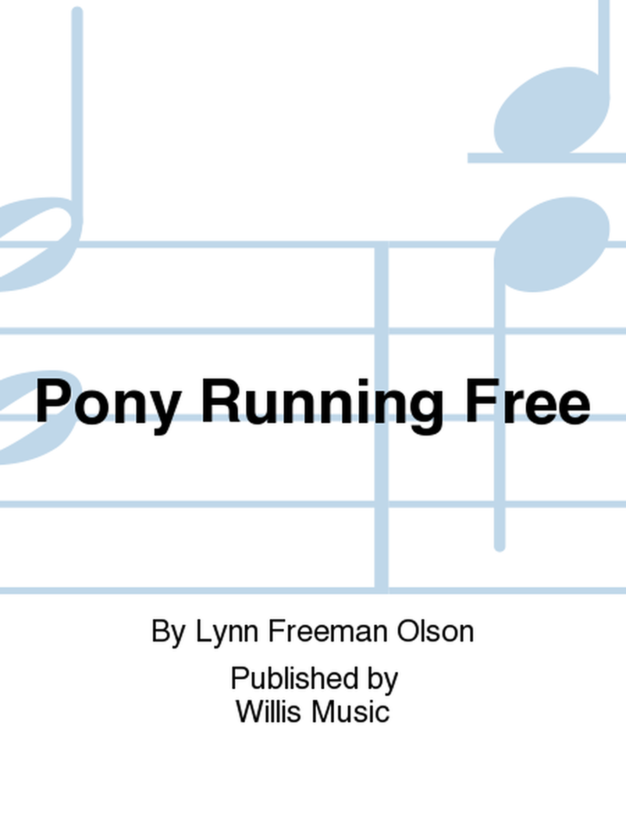 Pony Running Free
