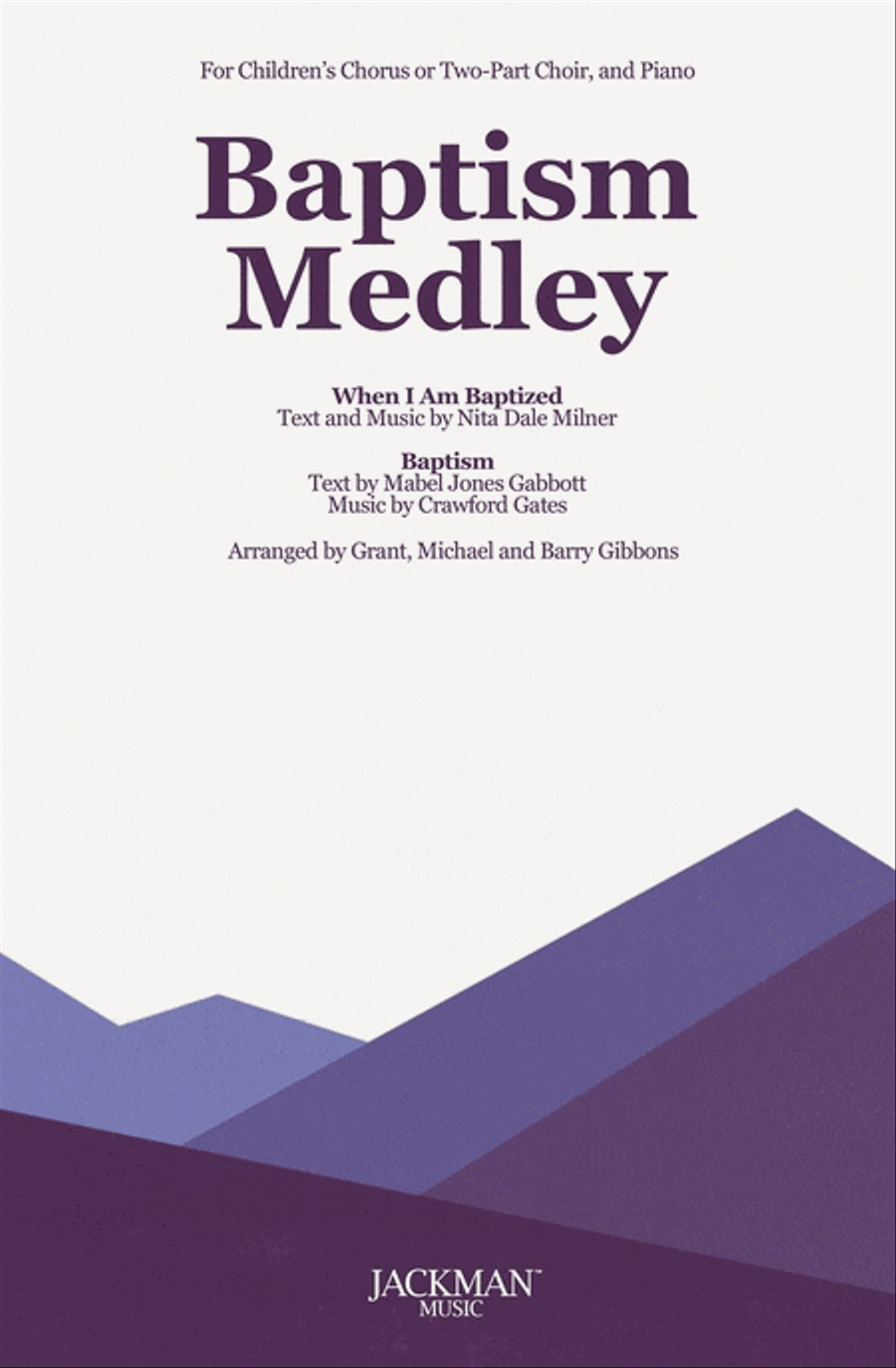 Baptism Medley 2-Part scores gallery preview page 1