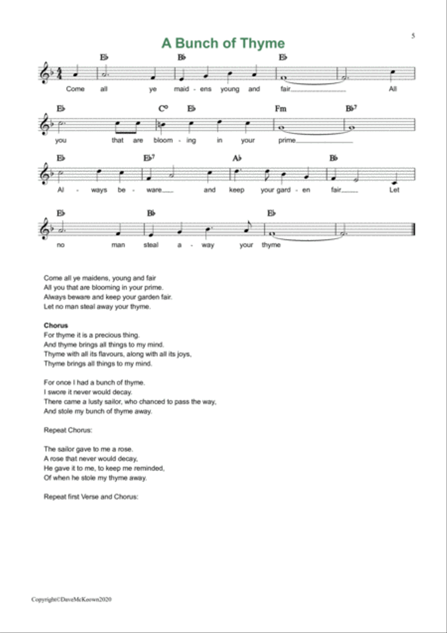 24 Favourite Songs of Ireland, for Trumpet Trumpet Solo scores gallery preview page 5