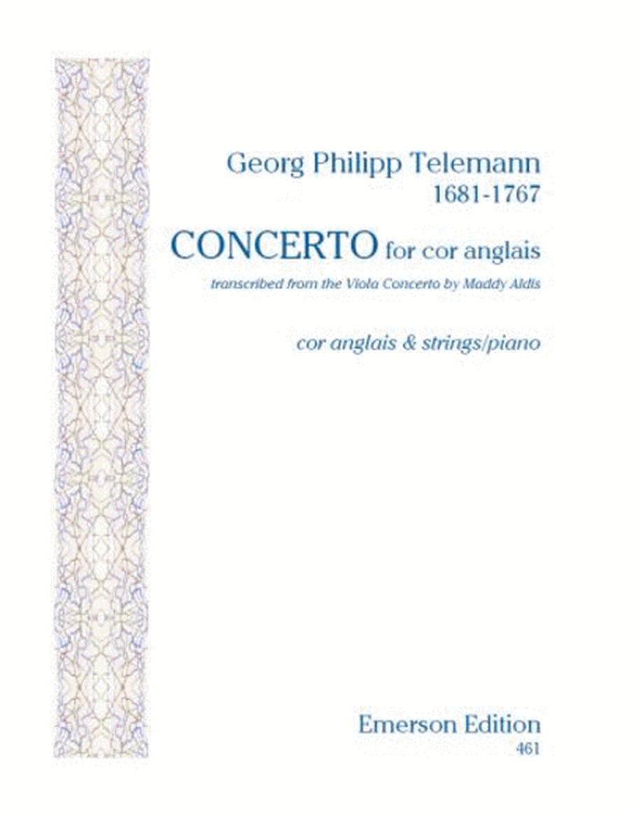 Concerto (transcr. from the Viola Concerto)