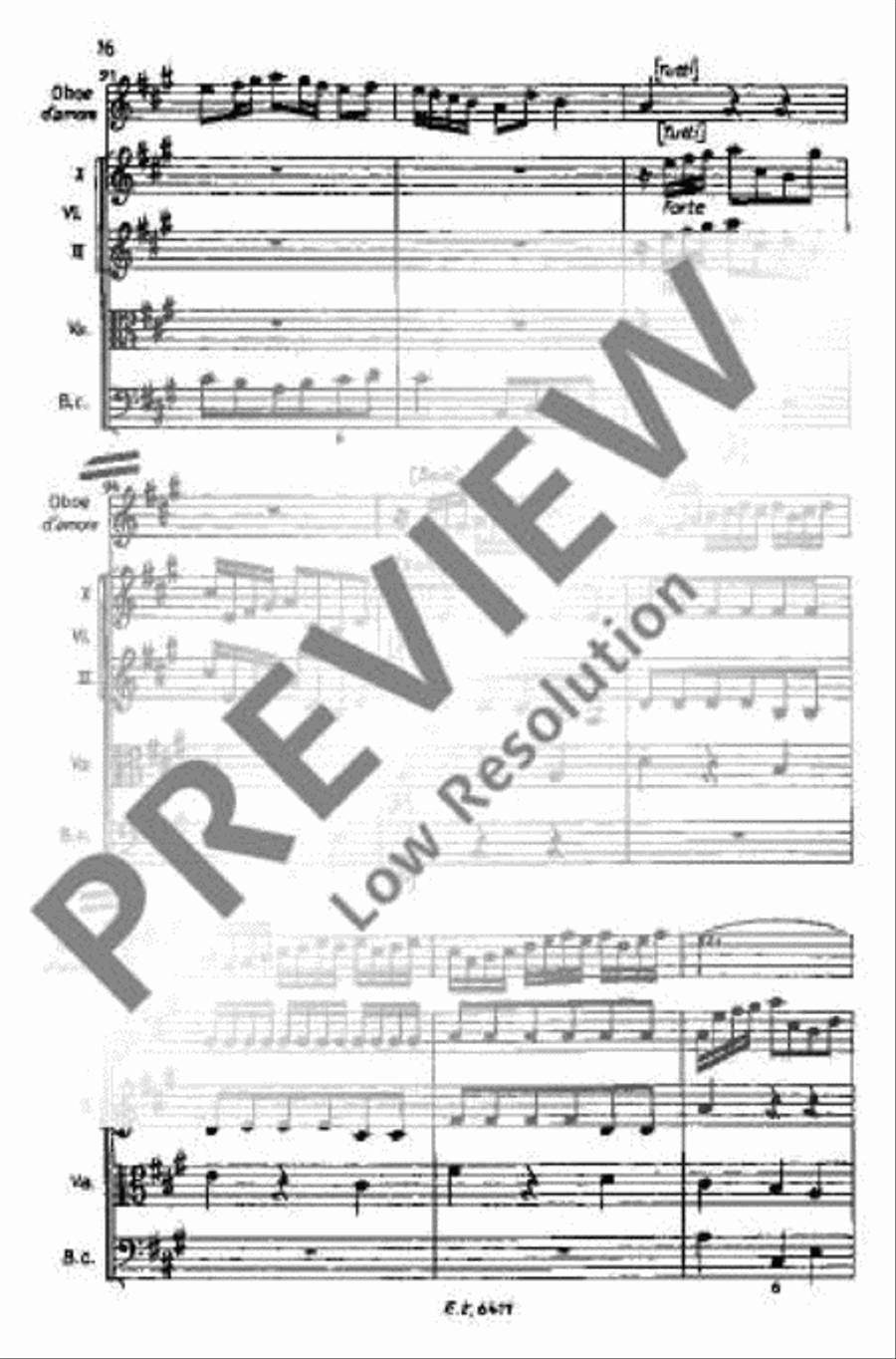 Concerto A major Piano and Keyboard scores gallery preview page 21