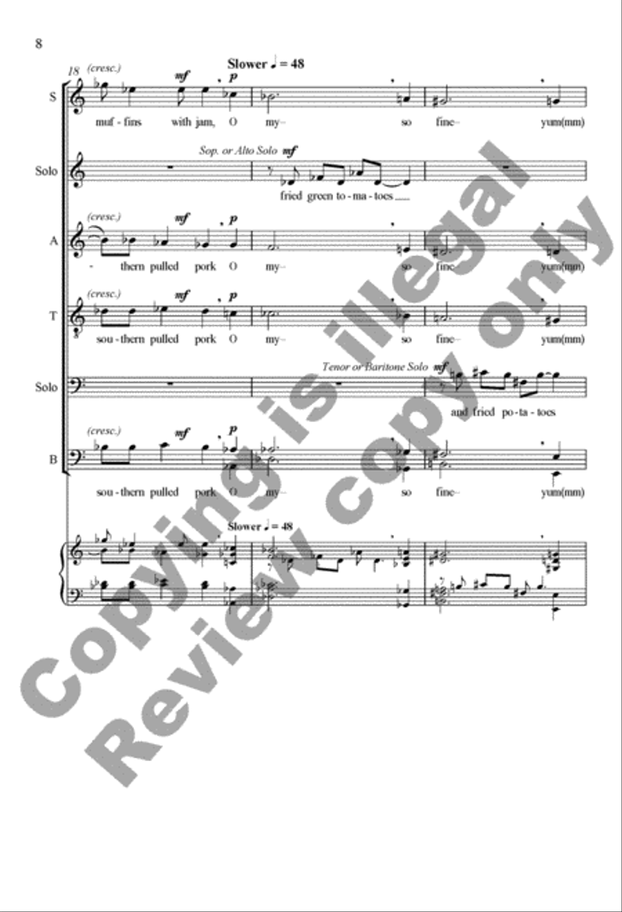 Due South (Complete Collection) 4-Part scores gallery preview page 8