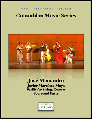 José Menandro - Pasillo for Strings Quintet