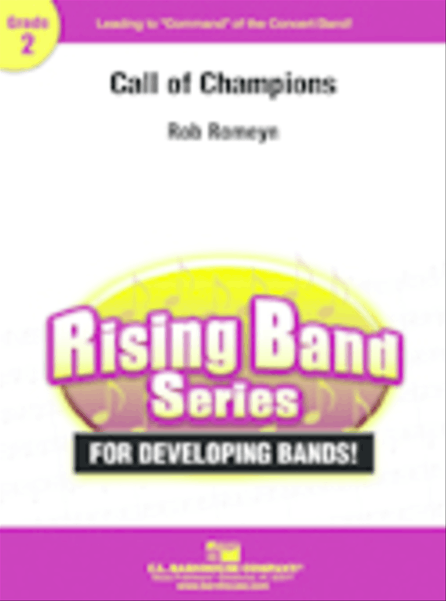 Call Of Champions Concert Band scores gallery preview page 1